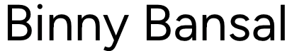 Binny Bansal